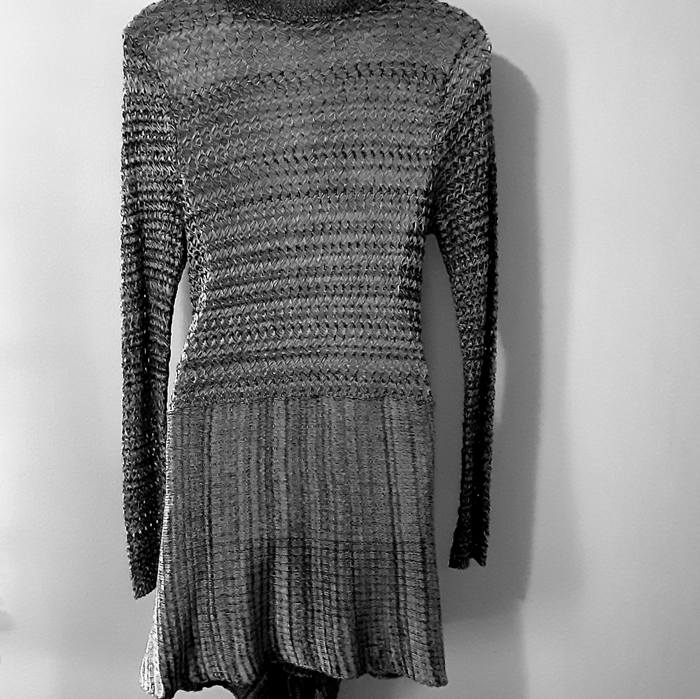 Romeo & Juliet Couture Tie Waist Waterfall Cardigan Size S/M - Picture 9 of 12